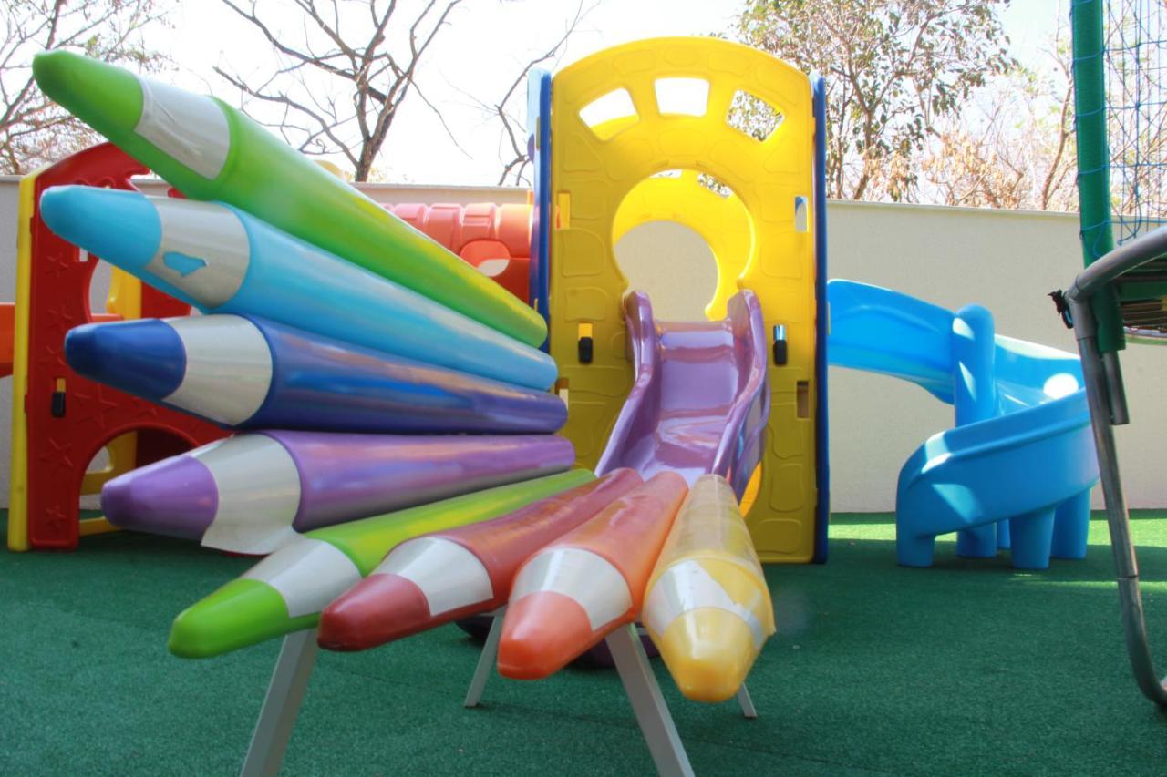 Park Veredas Flat 710 Perto Do Hot Park Com Rio Dentro Do Apartamento *